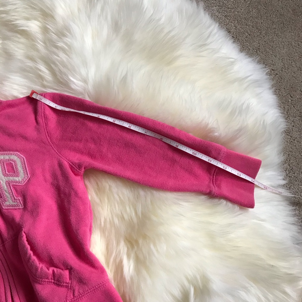 GAP Girl Pink Hoodie Sweater- XS. Good condition - Picture 8 of 8
